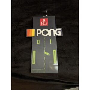 Atari Pong Novelty Wooden Sign 11" x 7" Wall Art 3D Man cave Game Room